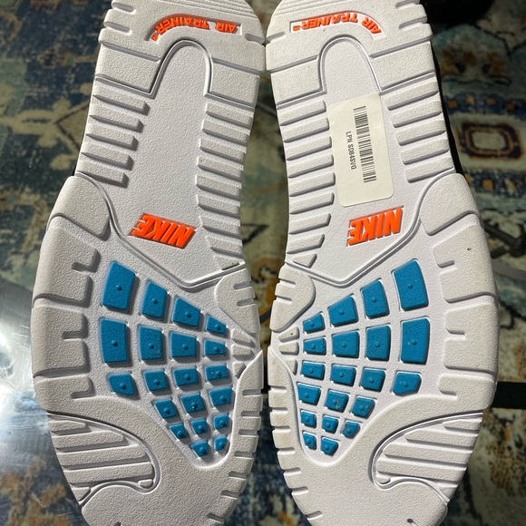 Nike Air Trainer 3 Black Total Orange Laser Blue - Picture 4 of 8